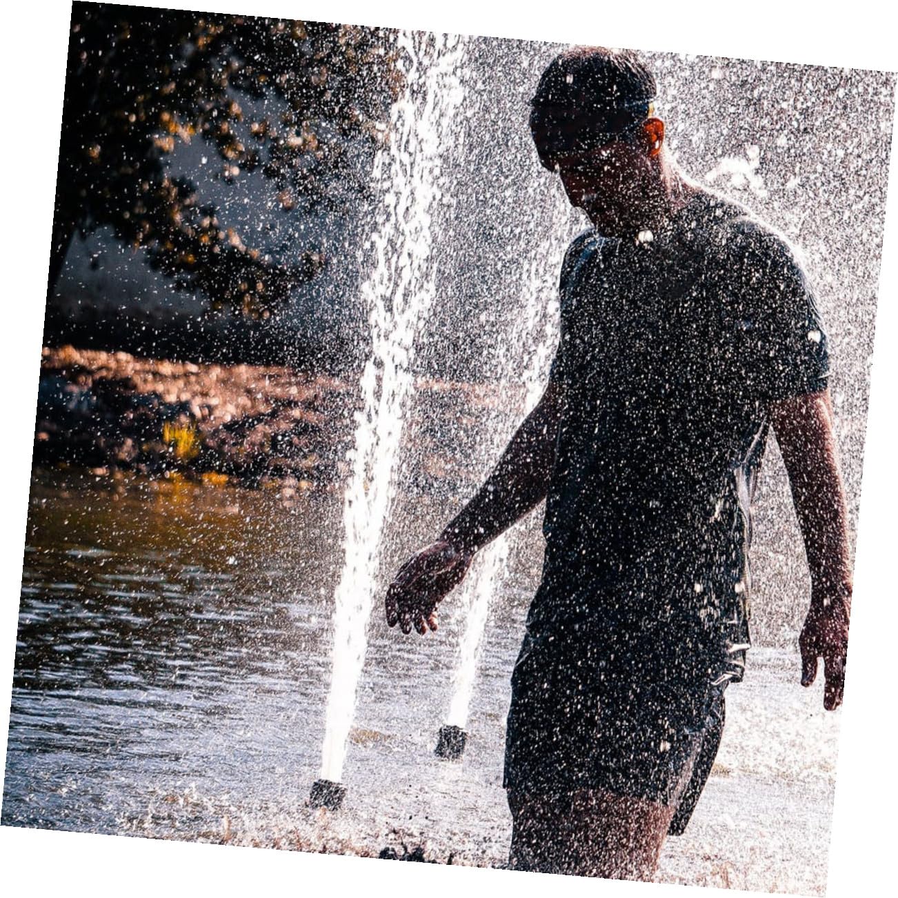 Pompa Solare Automatica Per Acqua Vasca Per Uccelli Fontana Per Laghetto Facile Da Installare e Pulire.