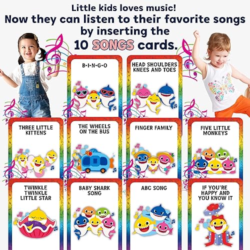 Miniatura 4 de Tarjetas flash Baby Shark para niños de 2 a 4 años  Juguetes sensoriales para niños autistas y autistas no verbales de 2, 3, 4, 5, 6 años, juguetes