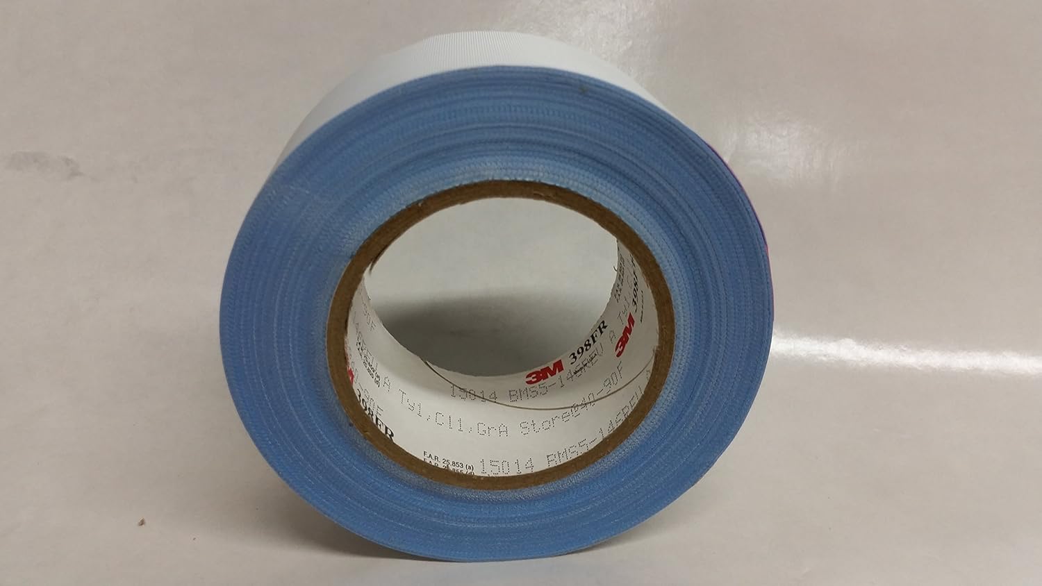 3M(TM) Glass Cloth Tape 398FR White , 2 in x 36 yd, 1 roll