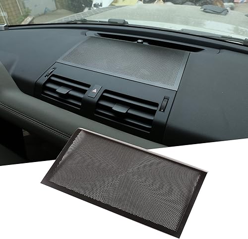 CHEYA Cubierta del altavoz del tablero de instrumentos de la consola central del coche de aleación para Land Rover Defender 110 2020