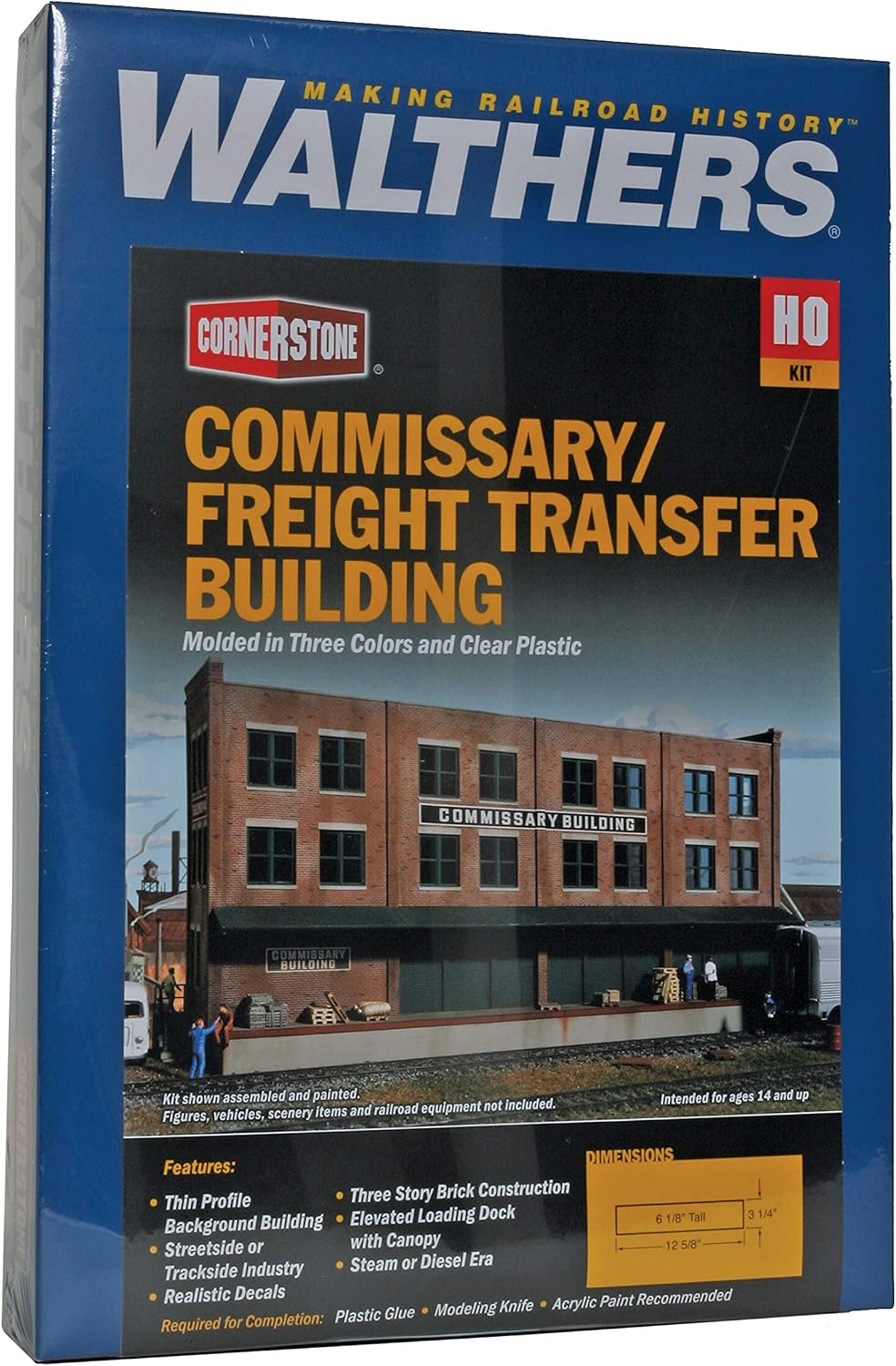 Walthers Cornerstone Series Kit HO Scale Commissary/Freight Transfer