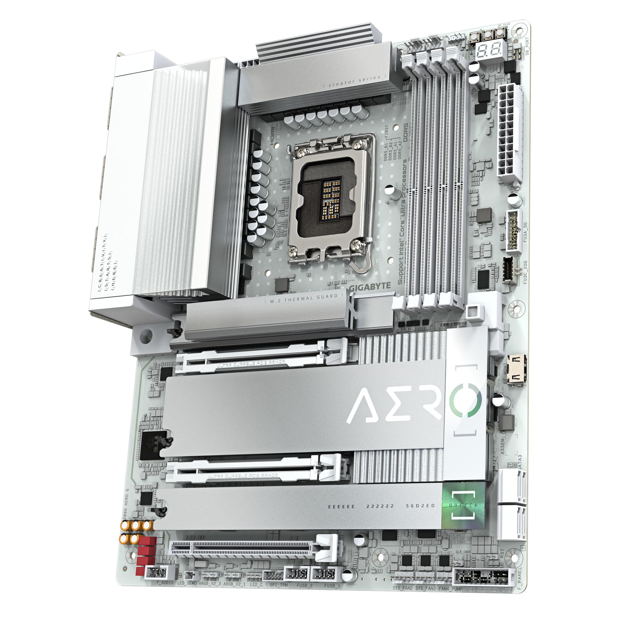 GIGABYTE Z890 AORUS XTREME AI TOP moederbord - Ondersteunt Intel Core Ultra (Serie 2) CPU's, 22 1 2 fasen VRM, tot 9500MHz DDR5 (OC), PCIe 5.0 M.2, Wi-Fi 7, Thunderbolt 5