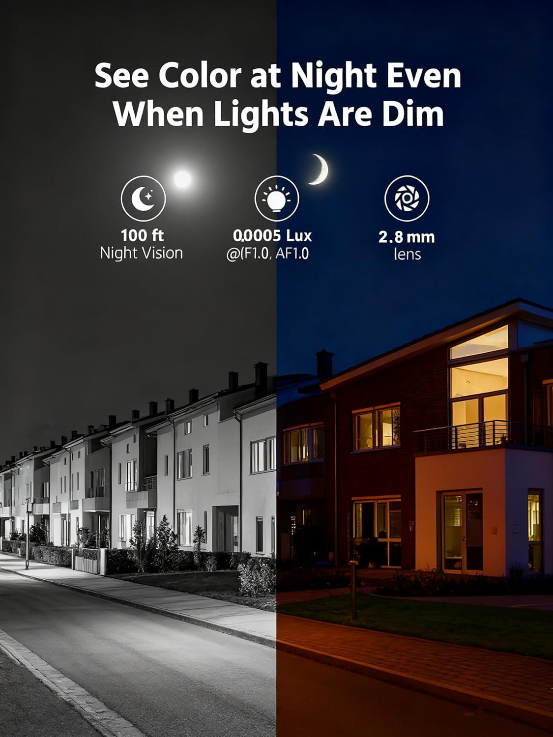 DS-2CD2347G2-LU 4MP Acusense Color-Vu PoE IP Turret Dome Camera 247 Full Color, 2.8mm Wide Angle Lens Outdoor Rated IP67, 130dB True WDR, H.265+ Compression, Built in Mic, Human & Vehicle Detection