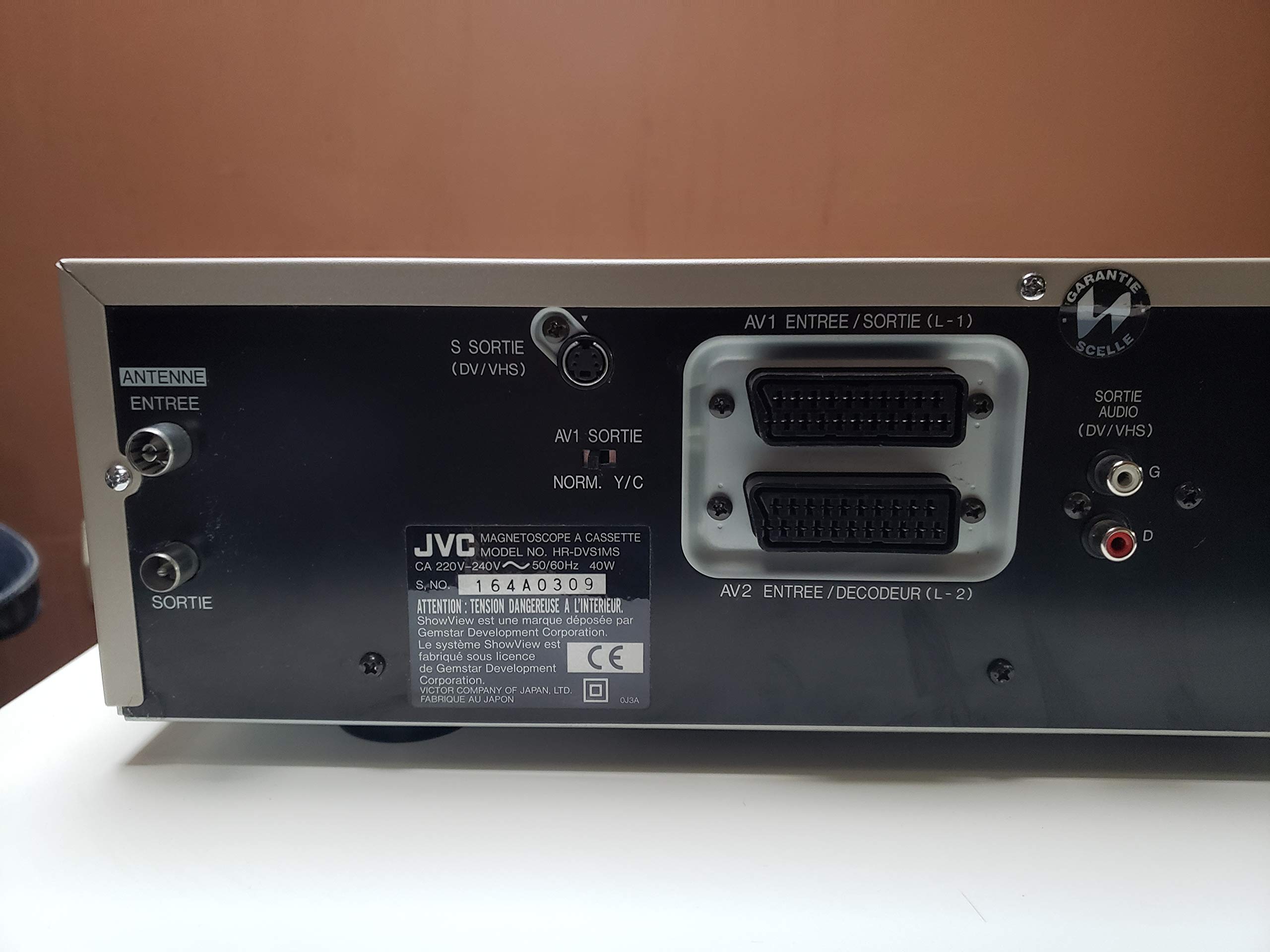 JVC HR-DVS1 DV/S-VHS vídeo Combinado Champán