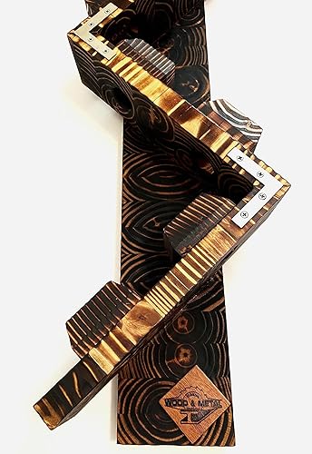 Miniatura 7 de Rustic Wall Wood Vertical Wine Rack for 8 Bottles Holders. Solid Wall Wood Wine Rack for 8 Bottles. Wall Mounted wood shelf organizer for 8 bottles.