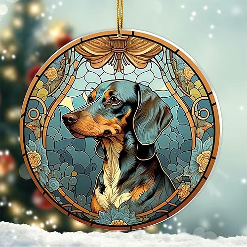Adorno de Navidad de perro salchicha 2023 Regalos de perro salchicha para mujeres amantes del perro salchicha, adornos de perro salchicha para Adorno de Navidad de perro salchicha 2023 Regalos de perro salchicha para mujeres amantes del perro salchicha, adornos de perro salchicha para