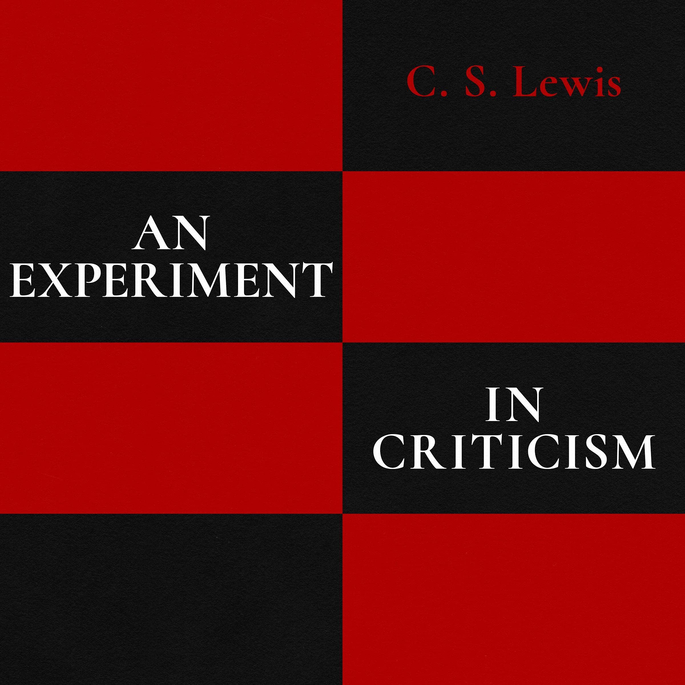 Cover art for An Experiment in Criticism
