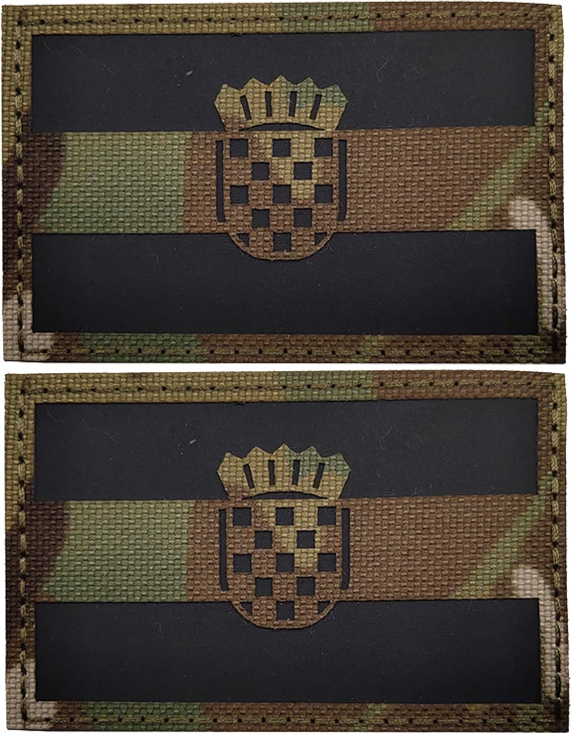 Croatia Reflective IR Flag Patch Military Tactical Morale Patch Europe