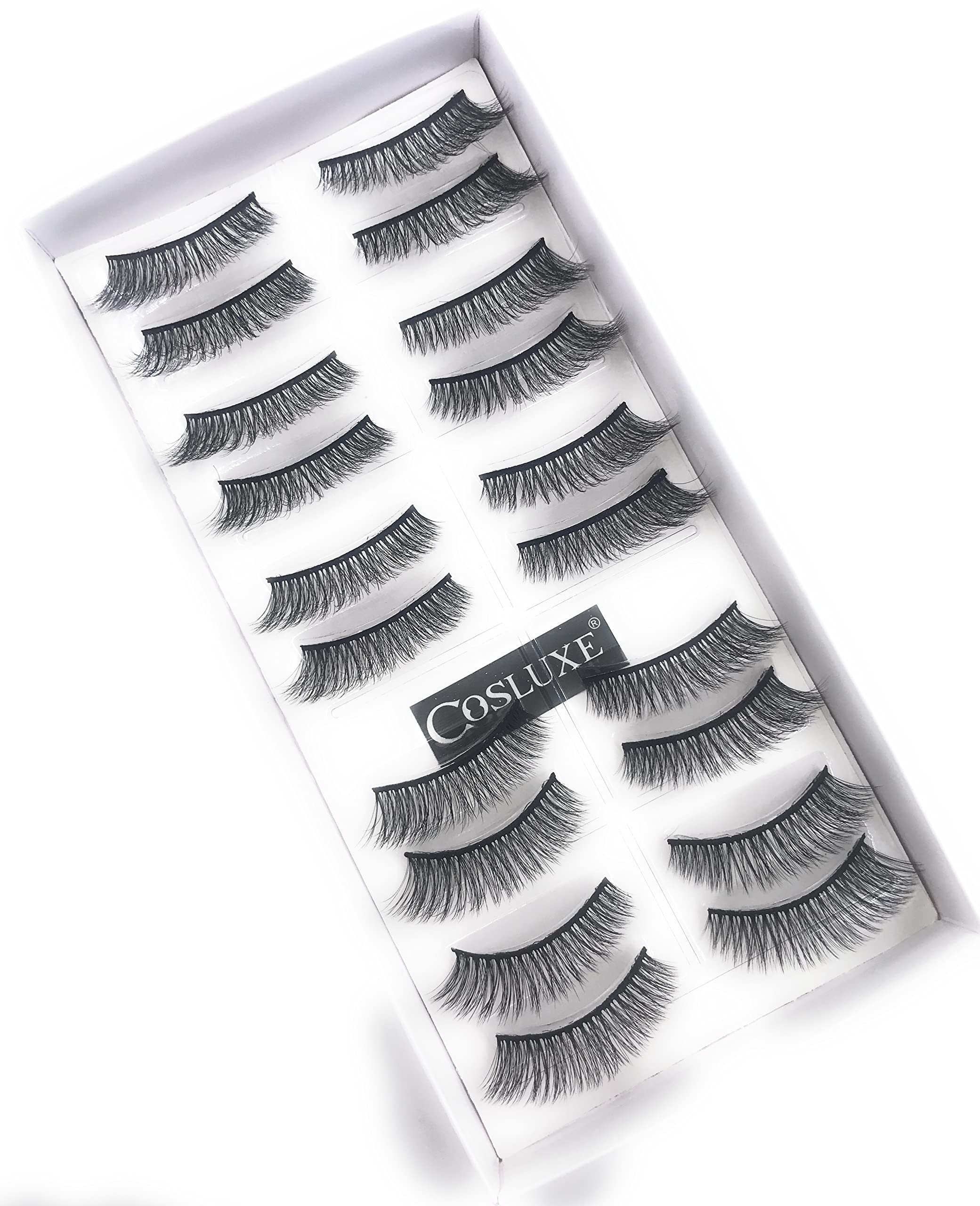 My Colors ART SECRET False Eyelashes,Natural & Soft 3D Eyelashes Pack 10 Pairs of 1 box (03)