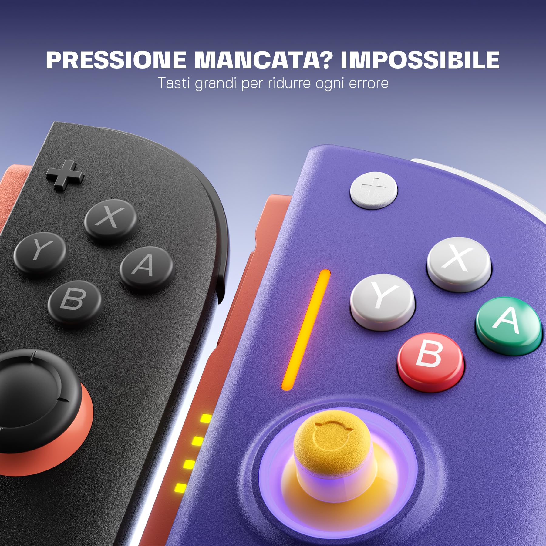 NYXI Hyperion 3 Controller per Switch 2 – Primo Controller Wireless di Terze Parti per Switch 2, Hall joystick, Pulsanti Meccanici, Pulsante C, 9 Assi Giroscopio, Pulsanti Posteriori, Ergonomico