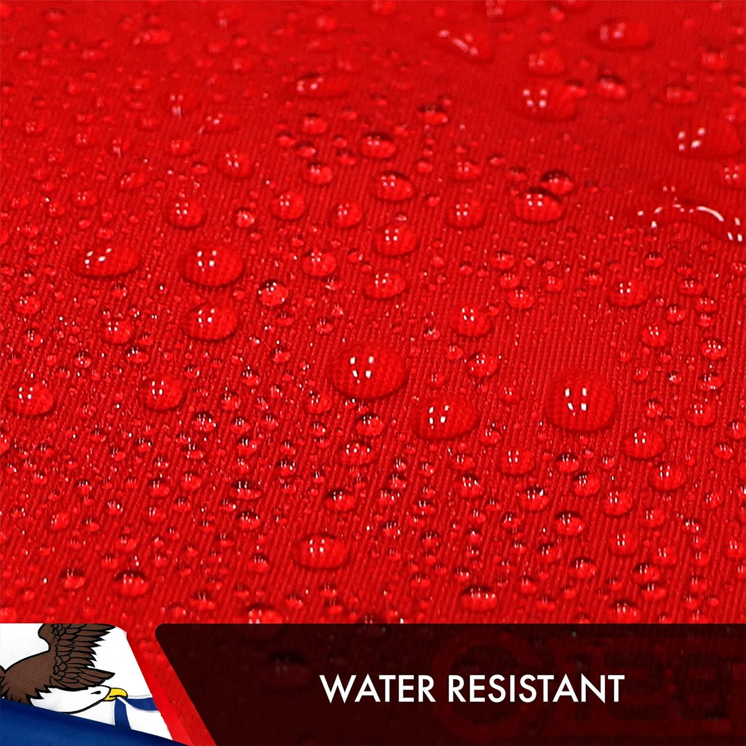 G128 Iowa State Flag | 3x5 Ft | Double ToughWeave Series Double Sided Embroidered 210D Polyester | Embroidered Design, Indoor/Outdoor, Brass Grommets, Heavy Duty, 2-ply - Image 7