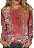 Vista 14 de Blouses for Women 2025 Three Quarter Sleeve Round Neck T Shirt Hawaiian Printing Trendy Fashion Beach Tops