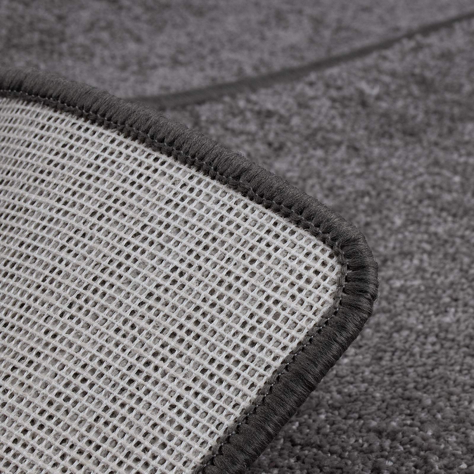 Casa Pura - Tapis Shaggy - Tapis à Poils Longs - Tapis Doux Et épais - Qualité Allemande - Tapis Moelleux Pour Salon Et Chambre - Barcelona (Bleu, 160 X 160 Cm