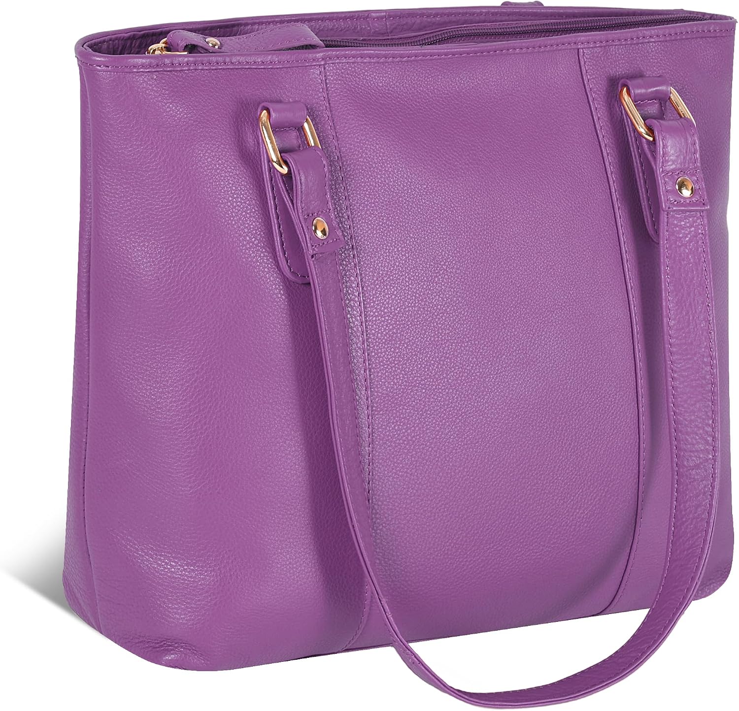 Leather Purse For Women - Real Leather Tote For Women - Ladies Shoulder Handbag For Work, Travel, Casual Use