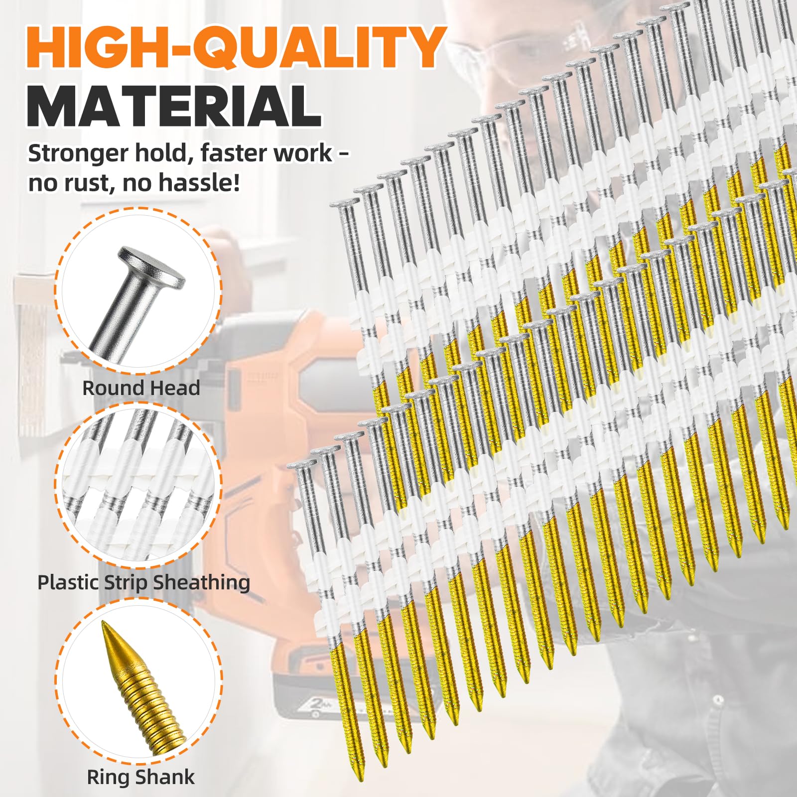 2000 Framing Nails - Hot Dipped Galvanized -4