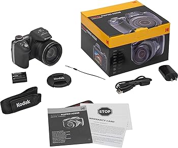 Amazon.com : Kodak PIXPRO AZ528 Digital Camera (Black) Bundle with Amazon.com : Kodak PIXPRO AZ528 Digital Camera (Black) Bundle with