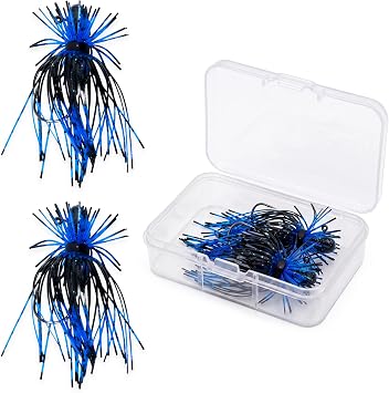 Spider Fishing Jig Lures, 1/4 and 1/8 Oz Finesse Style, 2-Pack