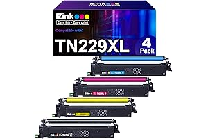 TN229XL Toner Cartridge - 4-Pack for Brother Printers