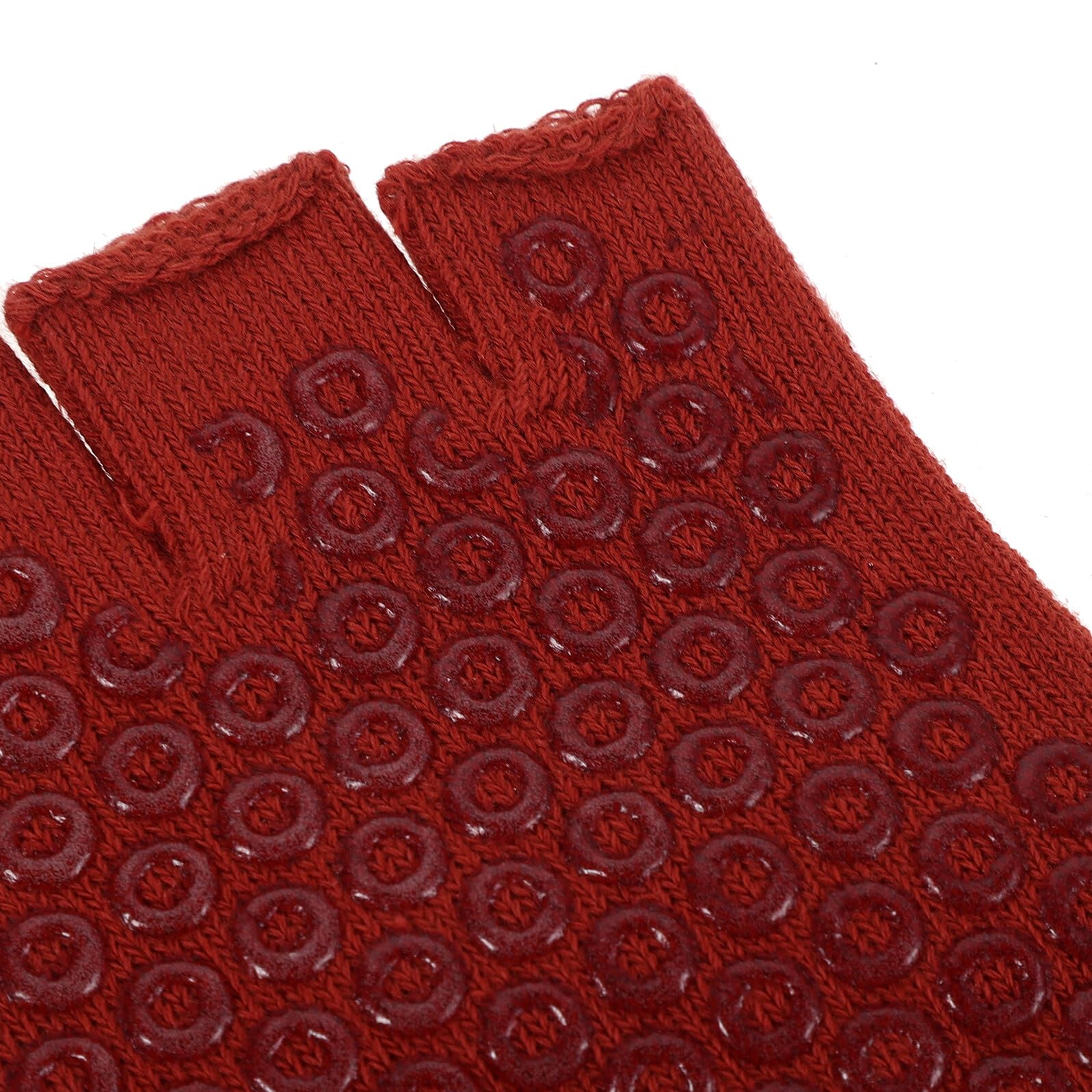 Guanti da Yoga senza Dita Antiscivolo 6 Paia Traspiranti con Grip per Donna Guanti Fitness Pilates Palestra Protezione Mani Elasticizzati Colorati