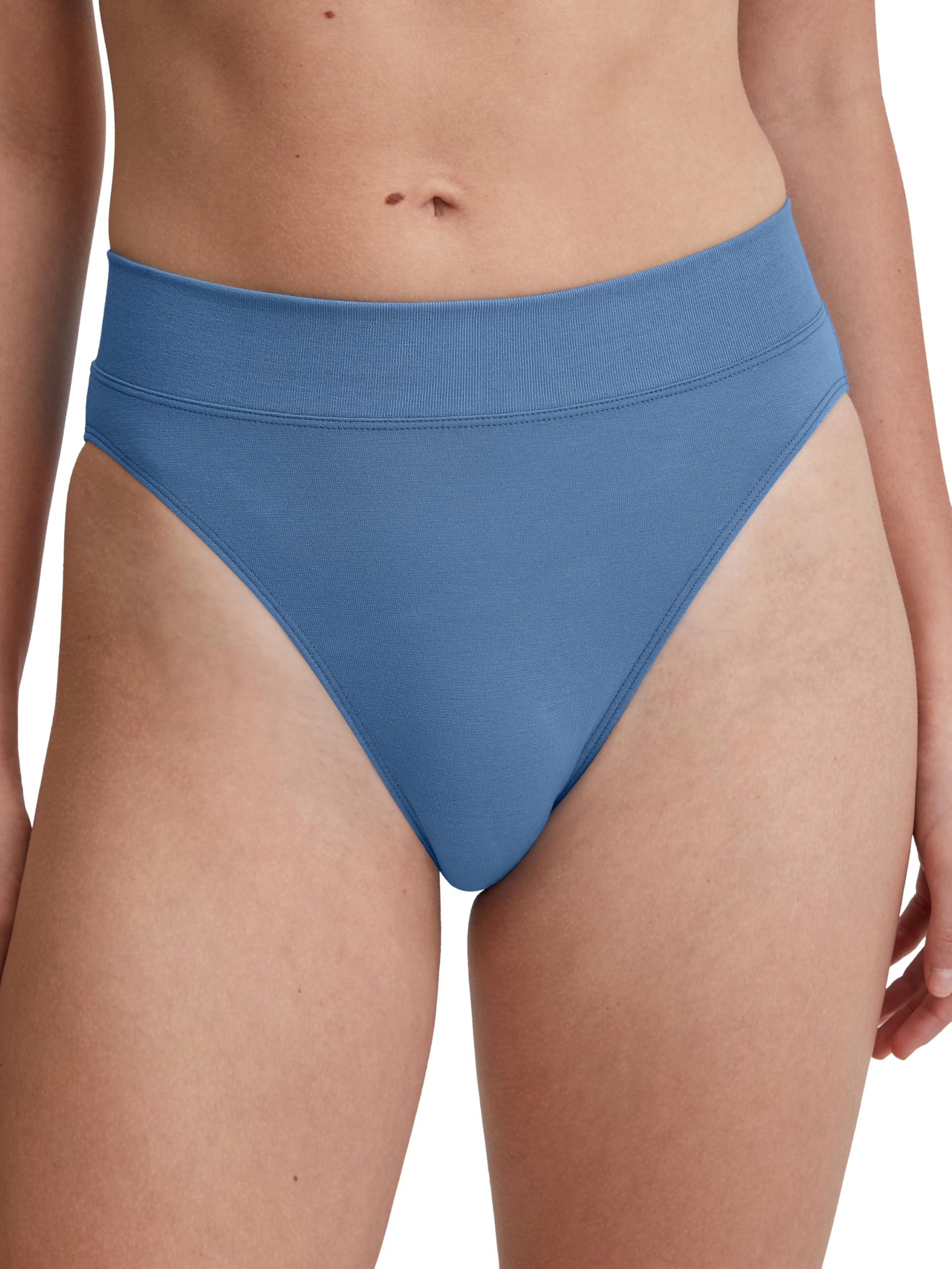 Calida Women's Elastic Briefs, Riviera Blue, 40-42