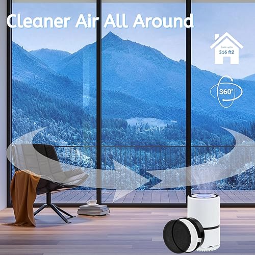 Miniatura 6 de Nispira LV-H132 Filtro de aire True HEPA con reemplazo de prefiltro de carbono compatible con purificadores de aire LV-H132. En comparación con la