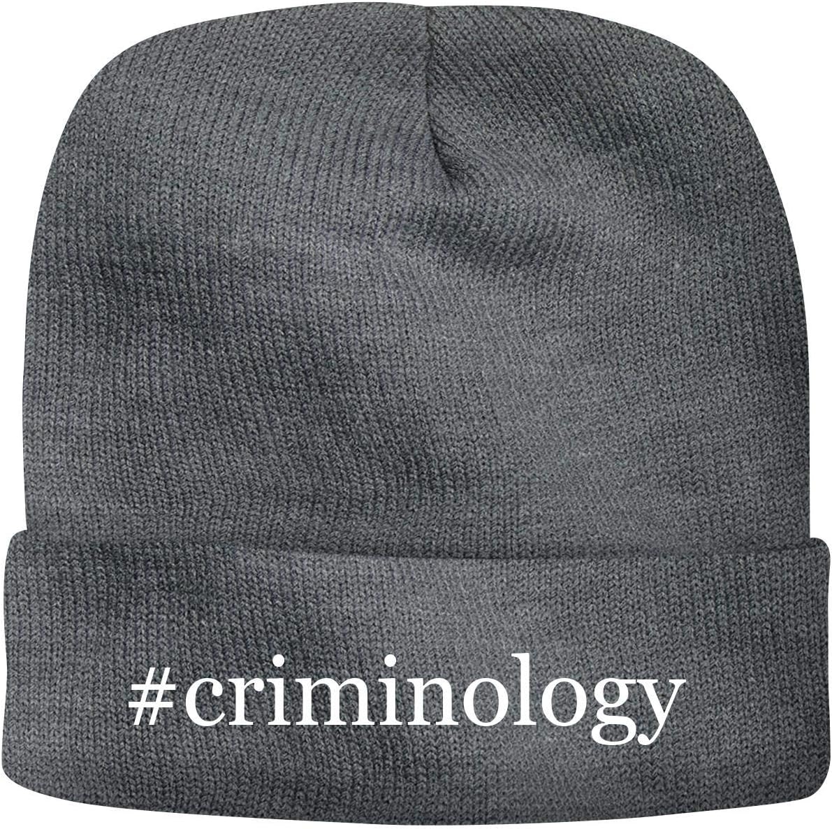 BH Cool Designs #Criminology - Men's Hashtag Soft & Comfortable Beanie Hat Cap