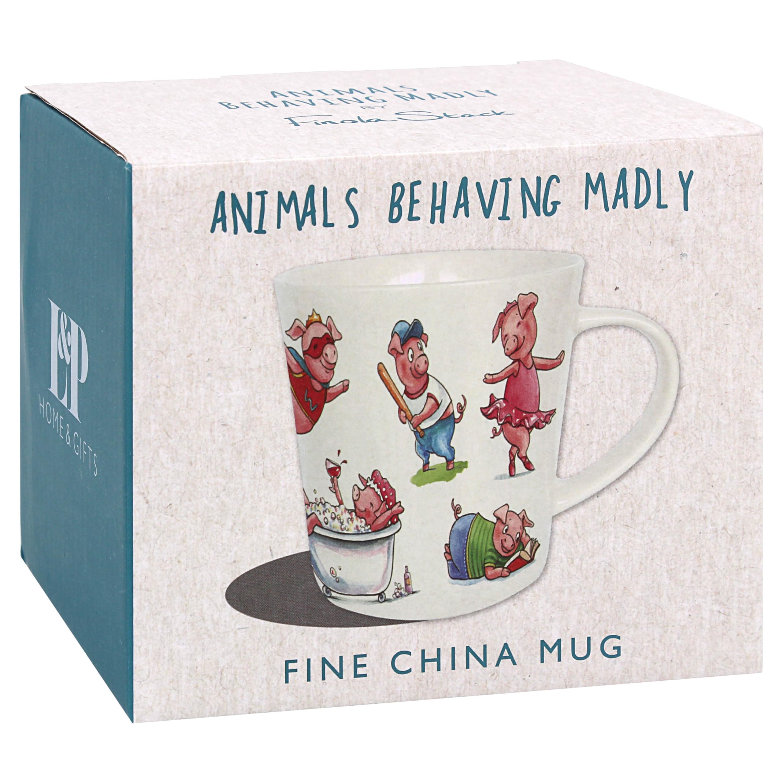 The Leonardo Collection Finola Stack Pigs Mug