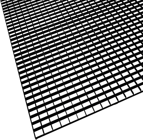 KastLite Black Egg Crate - Cubiertas de luz fluorescentes – Difusor nominal de rejilla de techo de poliestireno de 2 x 2 pies y rejilla de