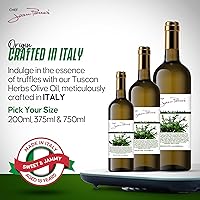 Vista 6 de Chef Jean Pierre's - Aceite de oliva de hierbas toscanas - Infundido naturalmente, botella de vidrio de 25 onzas líquidas - Eleva tus platos con una