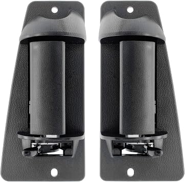 Dunhil Exterior Rear Door Handles for Chevy Silverado GMC Sierra 1500 2500 3500 1999-2007, Left & Right Side, 15758171 15758172 Plastics Lever