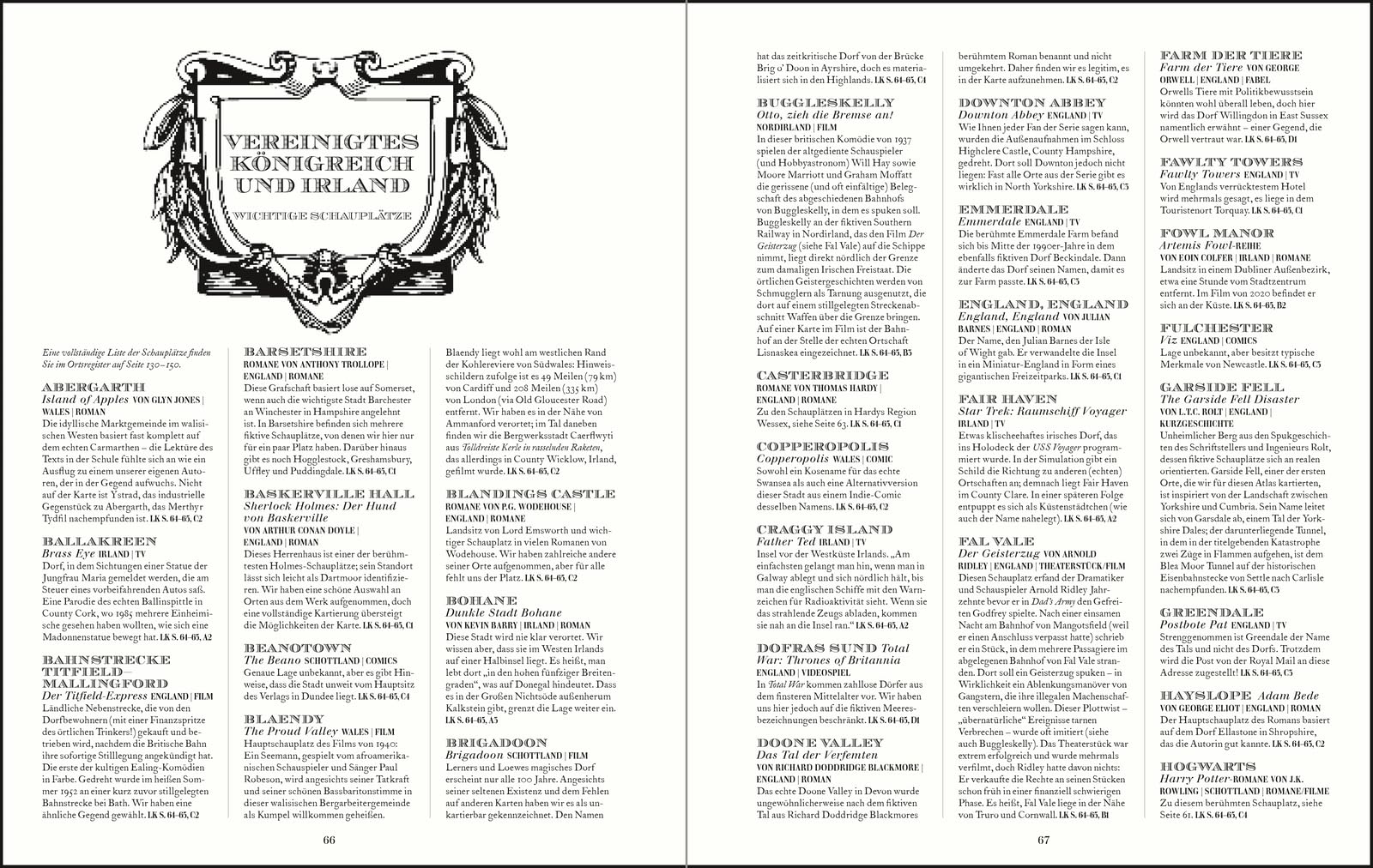 Atlas der imaginären Orte: Von Atlantis bis Gotham City | Umfangreiches Nachschlagewerk zu Schauplätzen aus Literatur, Film und Popkultur mit Texten und Kartografien