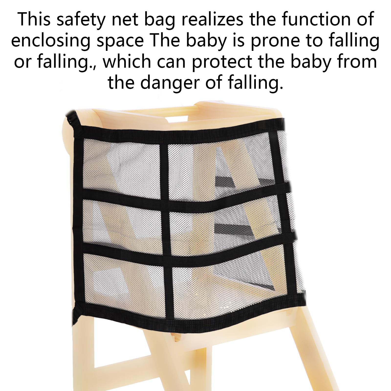 Lyreh Toddler Standing Tower Safety Net - Image 3
