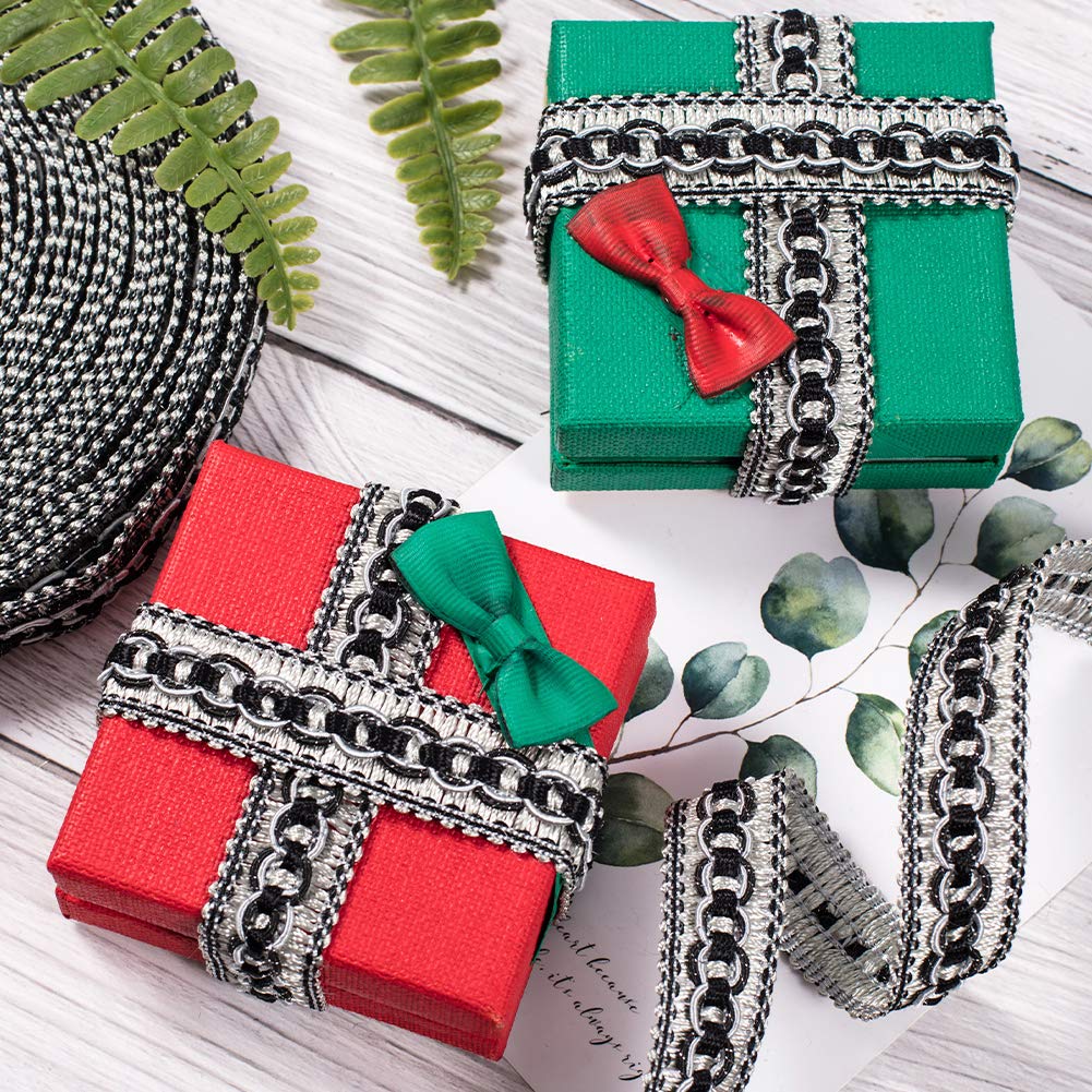 Passamaneria A Treccia Bianca Per Cucito E Decorazione - 25m Di Nastro In Poliestere - Foto 13