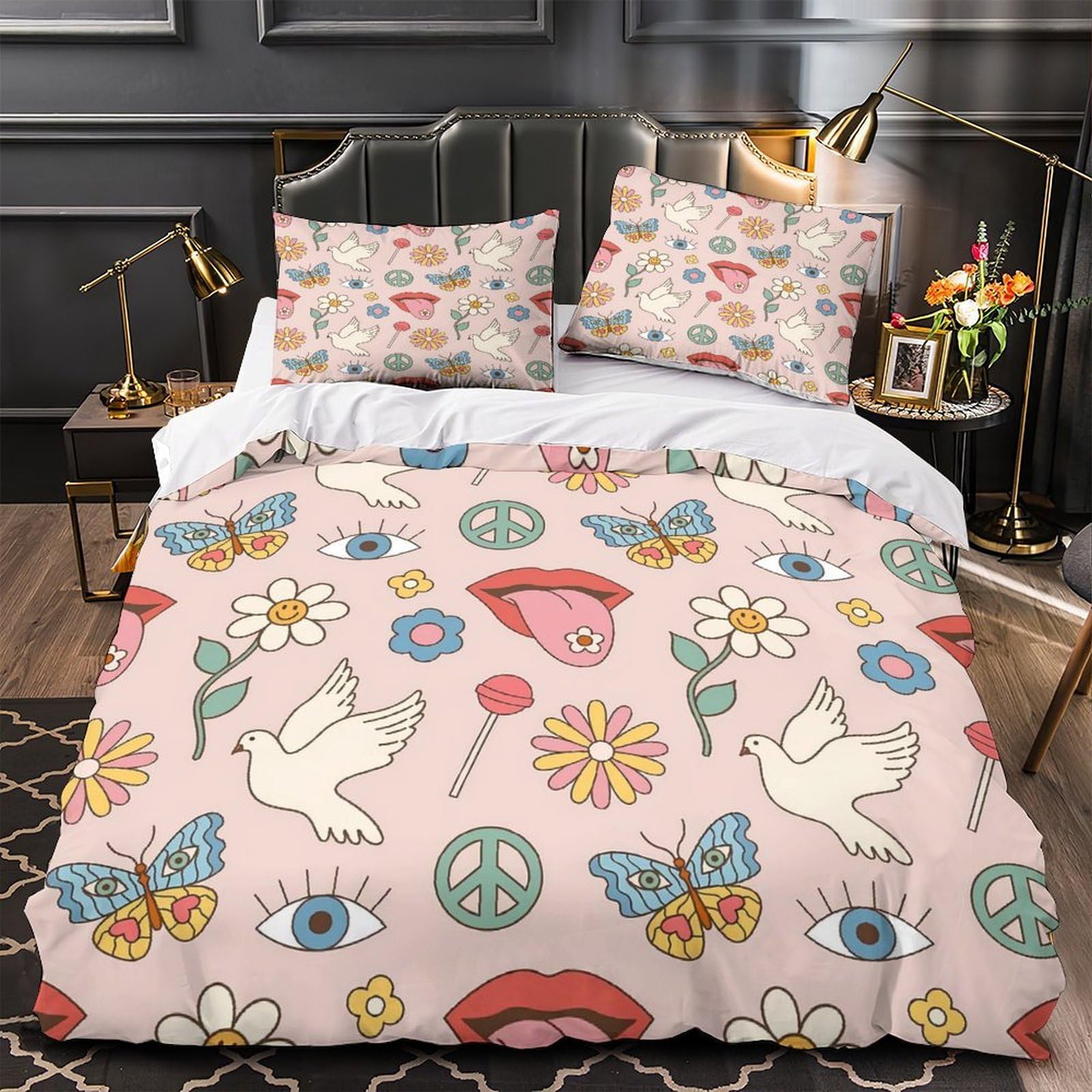Housse de couette lit enfant et homme 140x200cm pour un couchage effet 3D