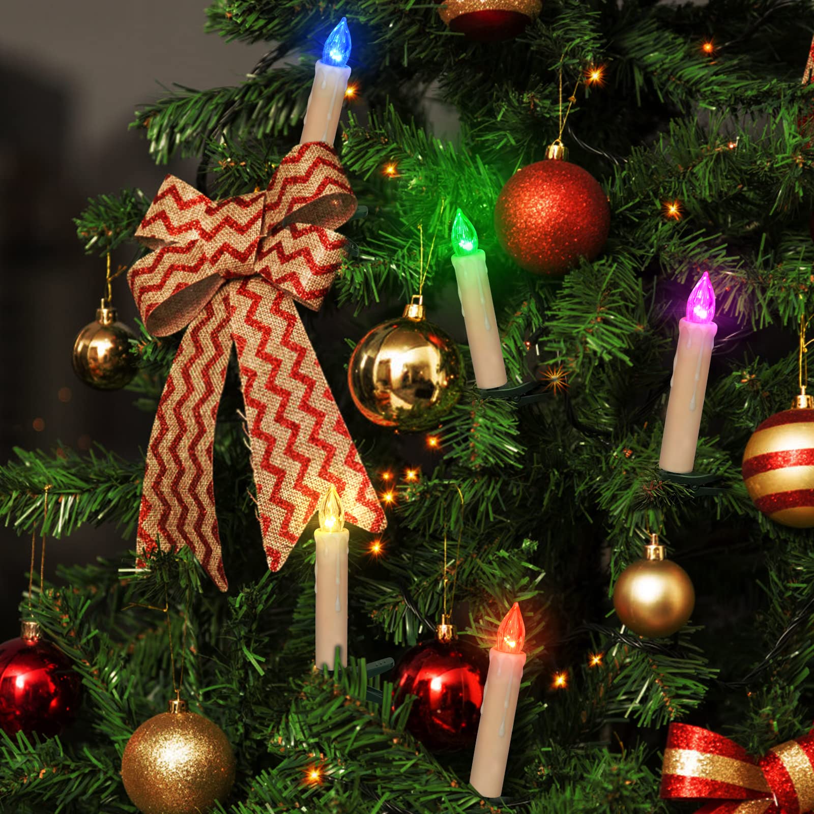 50 Bougies LED Blanc Chaud Pour Table De Noël Décoration Maison : Télécommande Incluse - Le