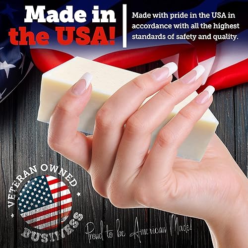 Miniatura 6 de Mericle Soap Co. Bay Rum - Barra corporal orgánica de 4.5 onzas  Tecnología tradicional de proceso frío  Ingredientes 100% orgánicos y naturales