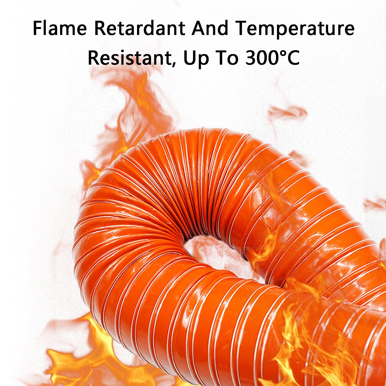Tubo Flessibile in Silicone,Tubo Flessi Resistente al Calores,Condotto d'Aria in Silicone,Condotto di Ventilazione,Tubo Flessibile in Silicone Resistente alle Alte Temperature
