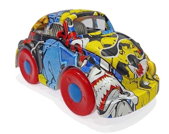 Popsugar Friction Graffiti Beetle Car with Flapping Sound and Moves,