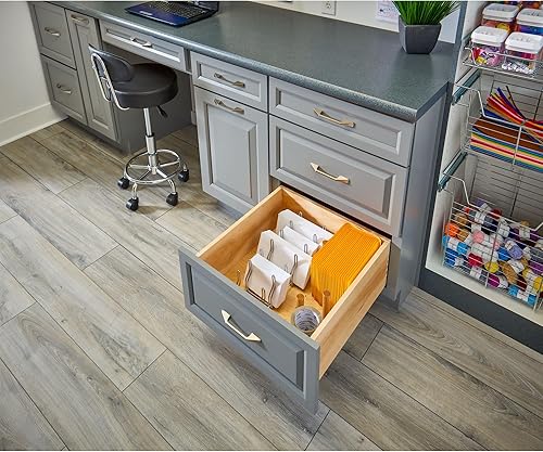 Miniatura 2 de Rev-A-Shelf Organizador de almacenamiento de cajones para gabinete de cocina, para almacenamiento de tapas de ollas y sartenes, para tableros de
