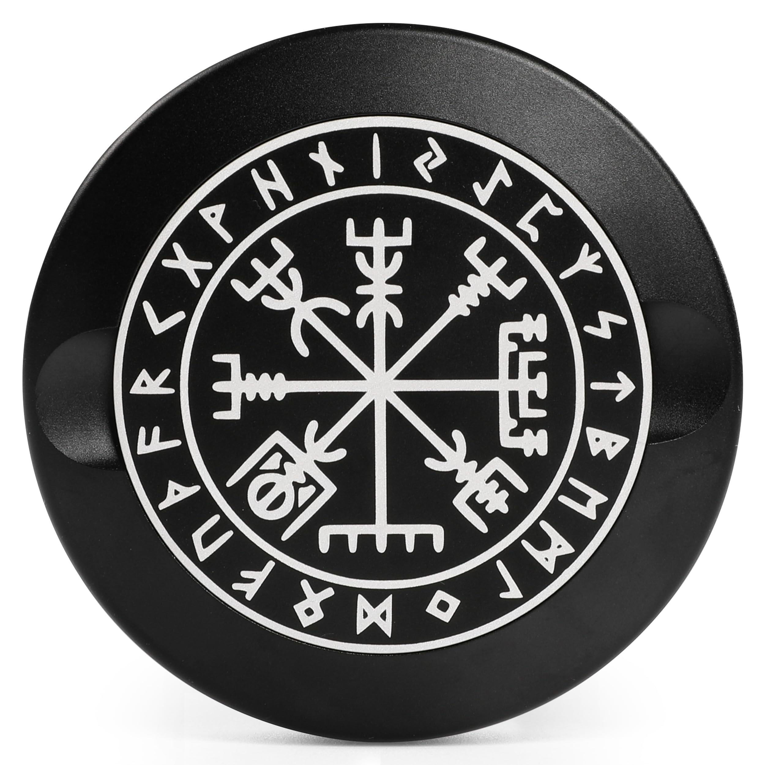 Viking Compass Metal Zyn Can | Dual Compartment Nicotine Pouch Container &amp; Zyn Holder | Odor-Proof Snus Can | EDC Pocket Tin | Zyn Gift for Men | PathForger Series (Dual)