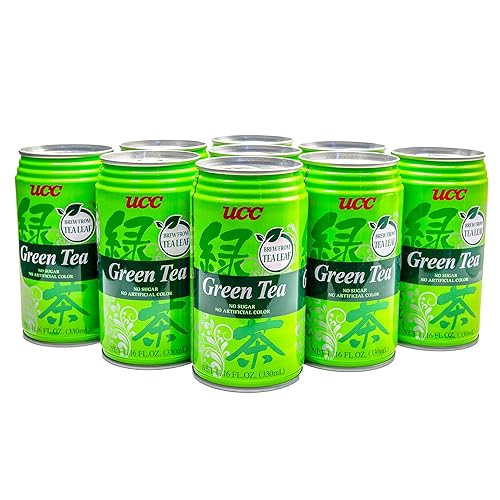 Miniatura 3 de UCC Bebida de té verde japonés, latas de 11.1 onzas, paquete de 24, sin azúcar, sin sabores ni colorantes artificiales, bebida enlatada refrescante,