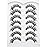 Pooplunch False Eyelashes Hand-Knotted Natural Cat Eye Look Wispy Extensions Fake Eyelash Faux Mink Lashes Strips 7 Pairs Pack