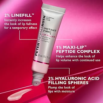 Peter Thomas Roth | Instant FIRMx Lip Filler, Plumping Lip Treatment, Enhances Volume, Clinically Proven to Immediately Improve the Look of Lip Plumpness and Lip Lines