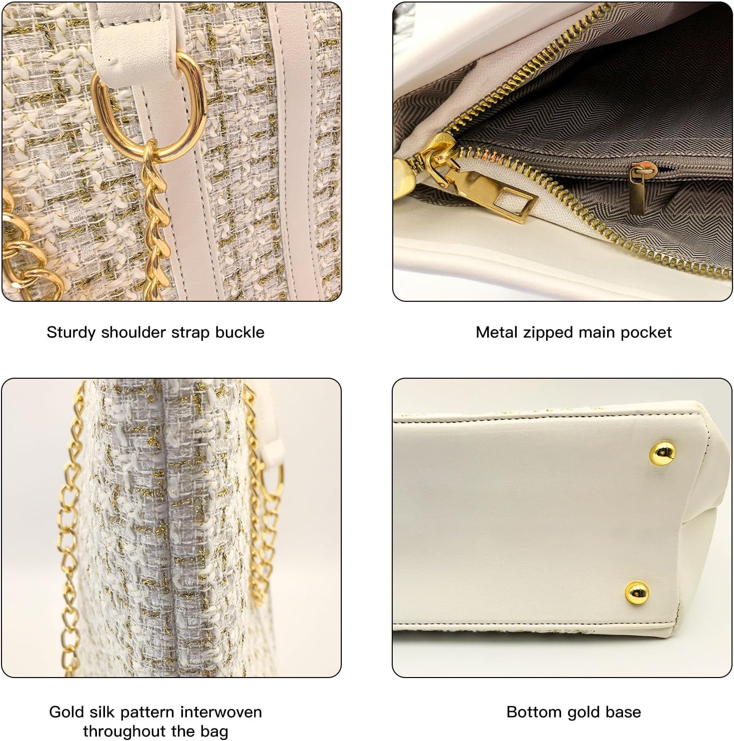 Small Crossbody Bags for Women Leather Shoulder Bag with Chain Trendy Designer Clutch Satchel Ladies Evening Bags