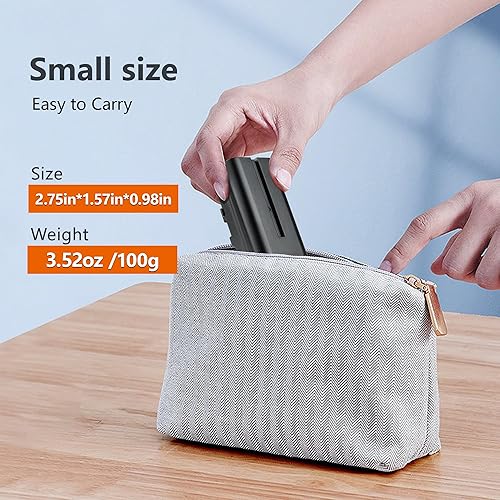 Miniatura 4 de Batería NP-F550, 2 unidades, 2200 mAh, repuesto para VILTROX DC-550 Monitor de Campo/Sprite 15B, batería recargable compatible con Godox Neewer Led