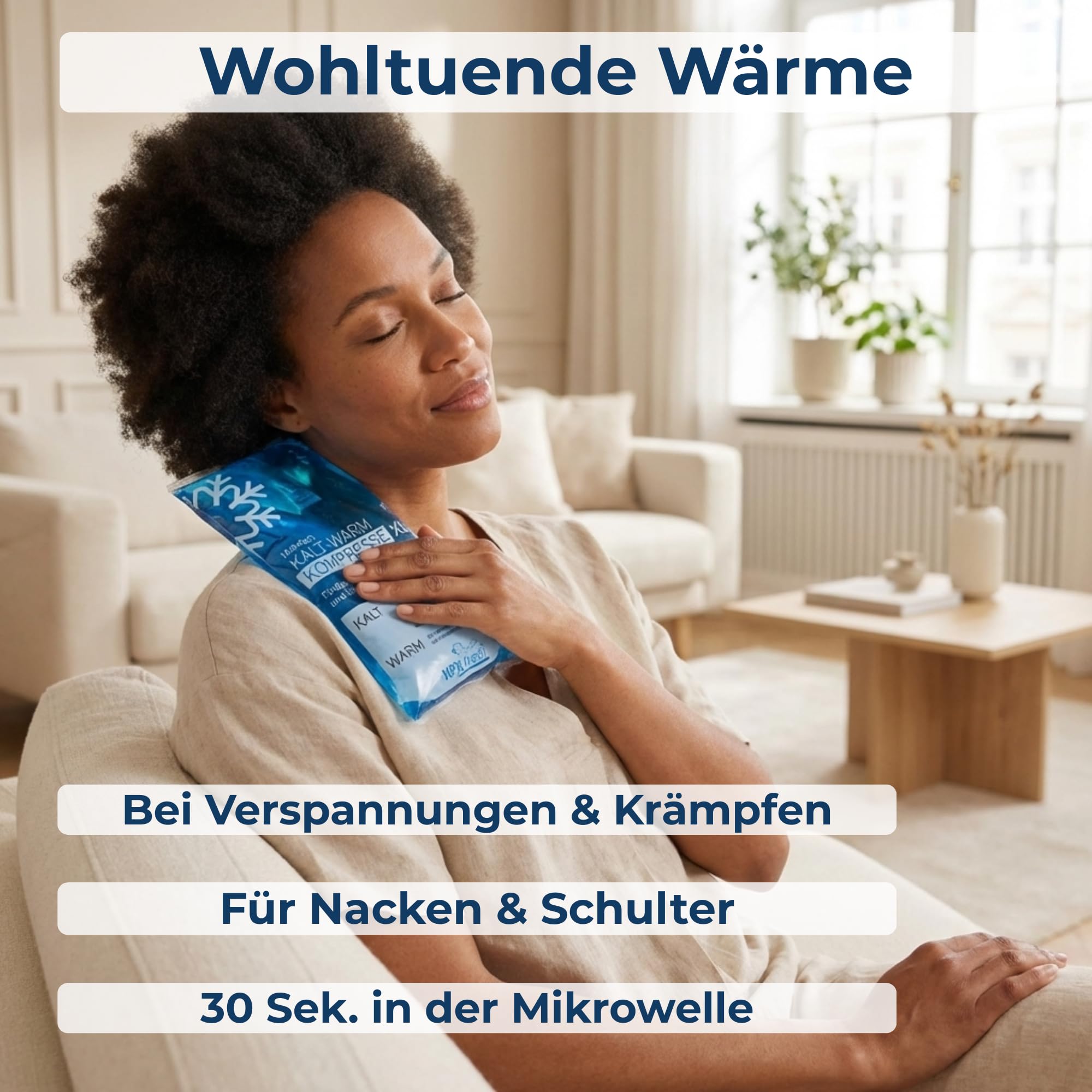48x HPXfresh® Mehrfach-Kompresse für Kalt und Warm Anwendungen in der Größe 12x29cm | mikrowellengeeignet | Mehrfach Kalt- Warm Kompresse, Gelkompresse (12x29cm, 48)