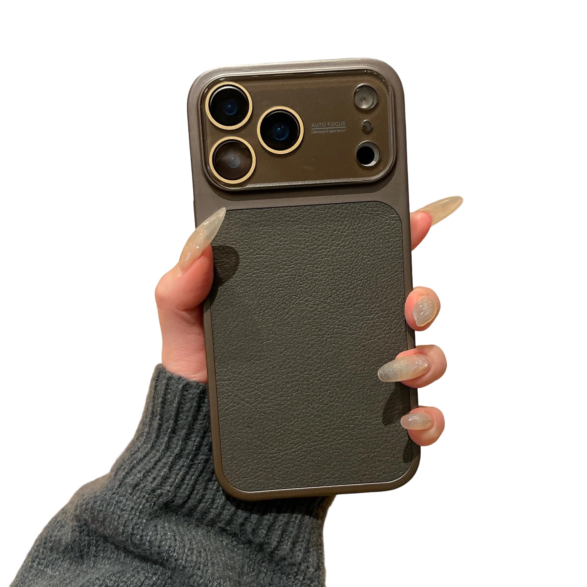 Coque iPhone 17 Pro Caseative café anti rayure objectif appareil photo