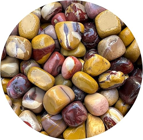 Miniatura 226 de GAF TREASURES Piedras pulidas de ojo de tigre de 1/2 libra, piedra preciosa natural pulida, cristales curativos de ojo de tigre (ojo de tigre)