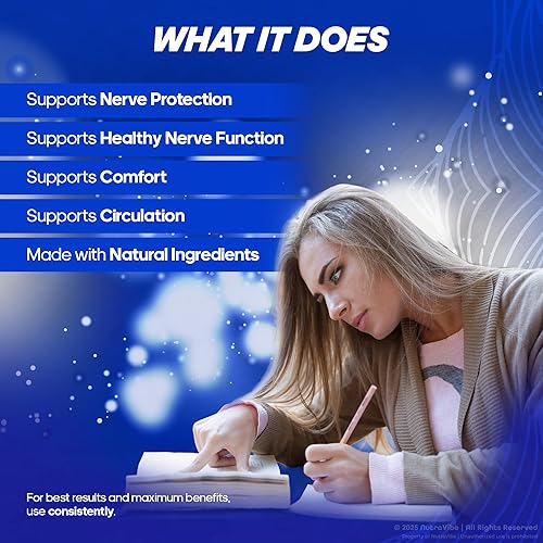 Miniatura 4 de NervLief 6 - Fórmula avanzada NervLief6 con una mezcla natural premium para ayudar a apoyar la salud nerviosa, la comodidad y la movilidad cotidiana