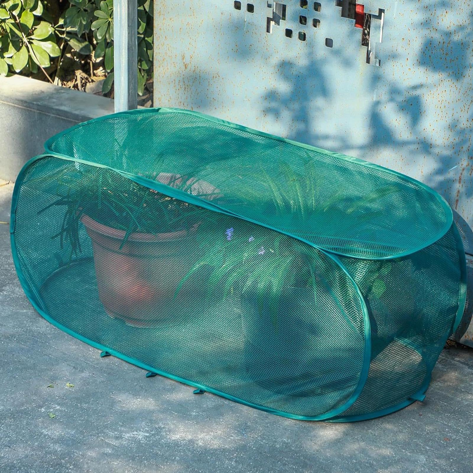 Coperture a Rete per Piante per Uso Esterno 2 Pezzi Barriera di Protezione